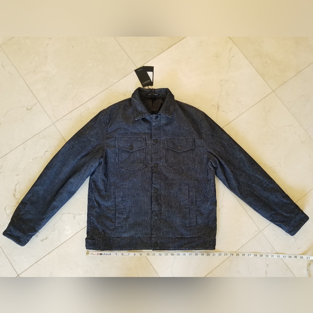 NWT Robert Barakett Worthington Shirt Jackwt. Navy. Size L.
